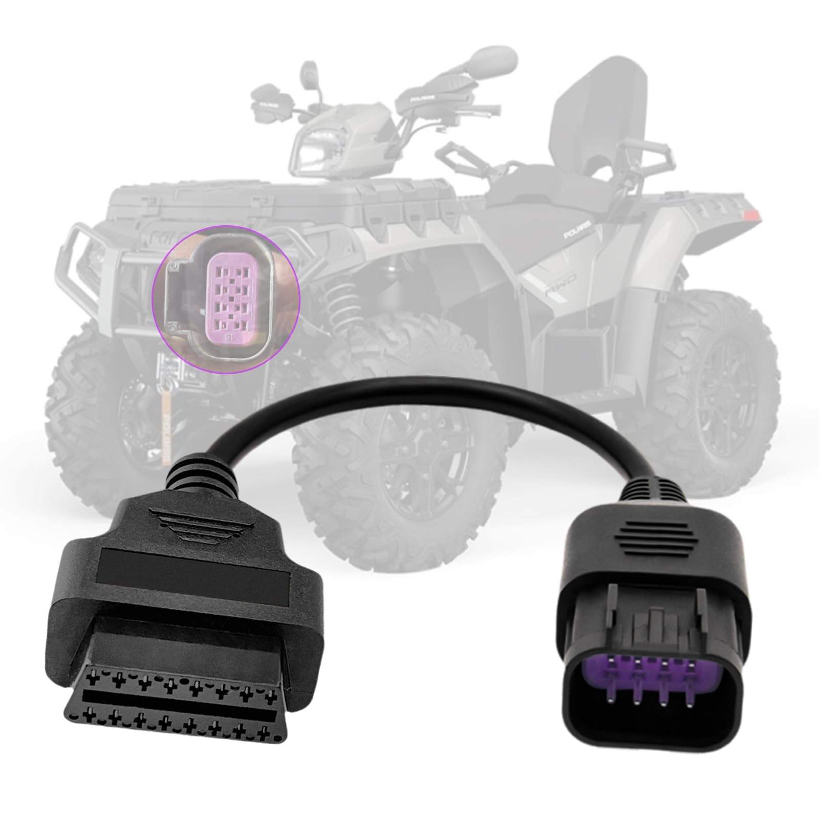 Amazon.com: VZG OBD2 Adapter Cable for Polaris 8 Pin to 16 Pin
